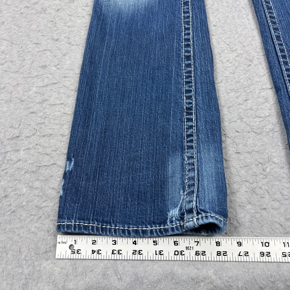 Big Star Liv Jeans Women's 30L (31x33) Blue Low Rise Bootcut Faded Western Faded - Picture 11 of 15